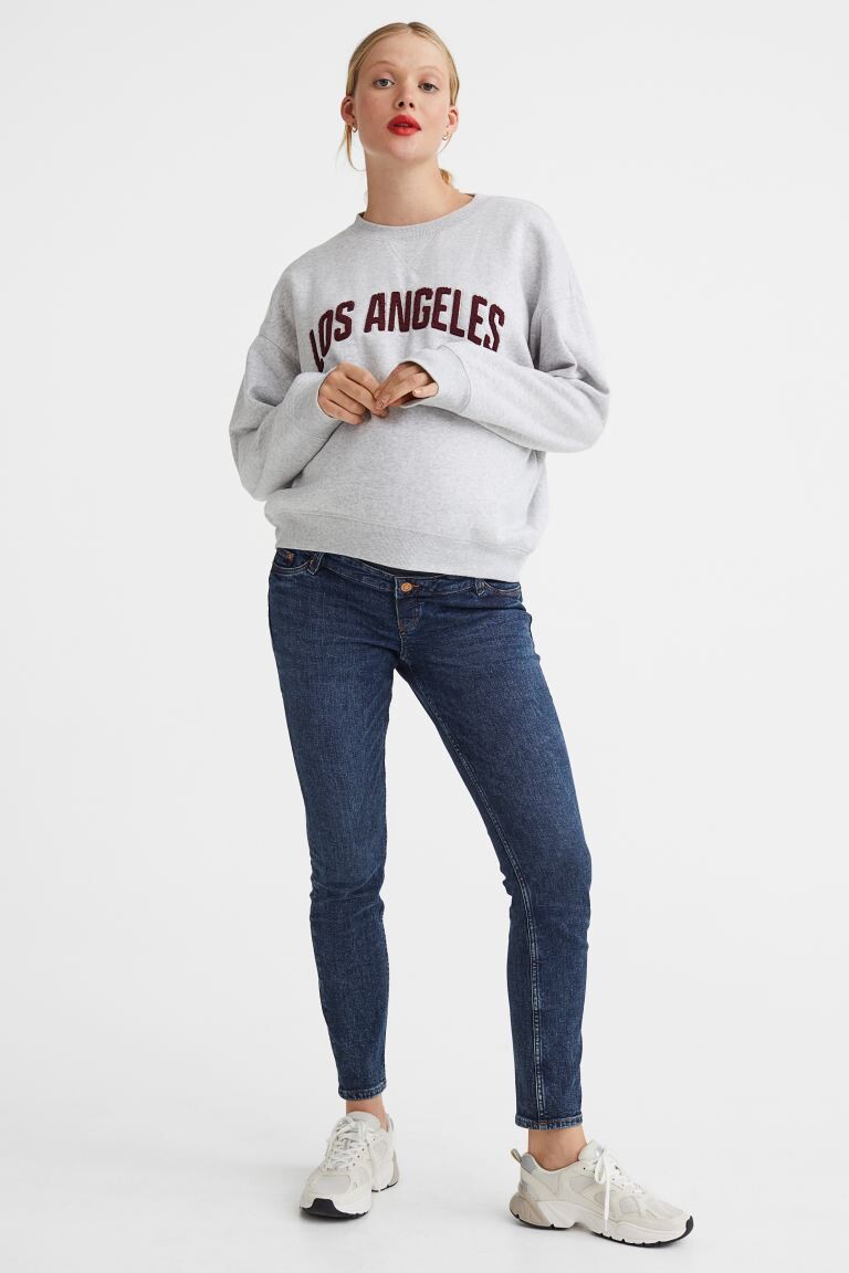 

Джинсы скинни MOM H&M, темно-синий деним