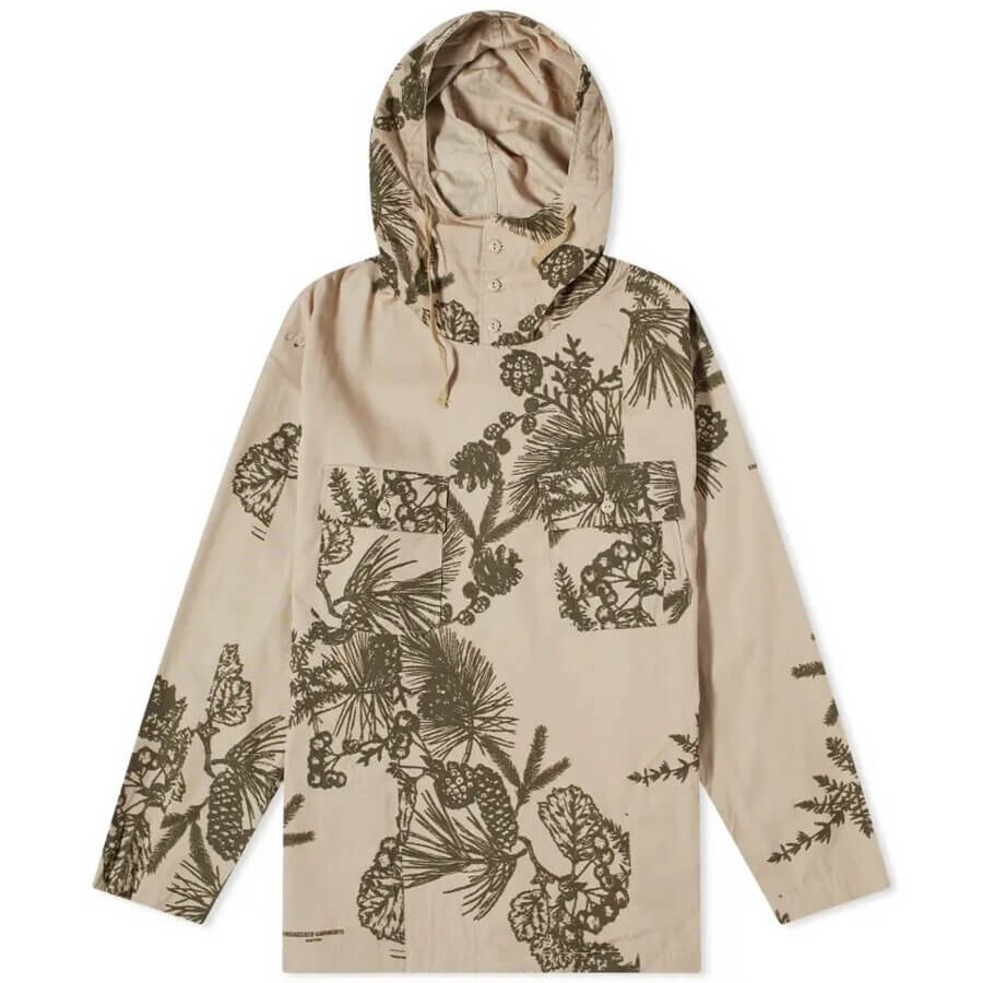 

Куртка Engineered Garments Cagoule, бежевый/хаки