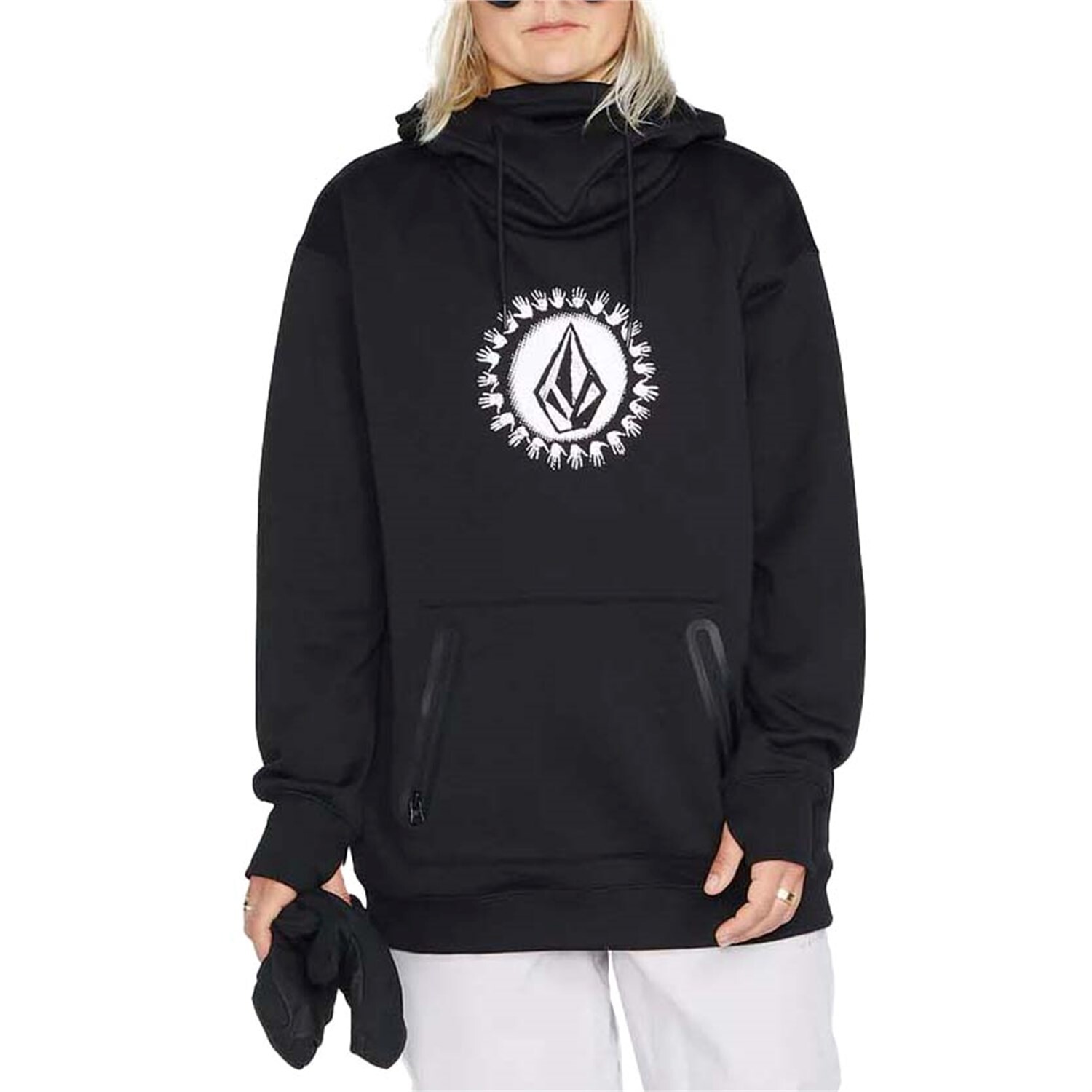 

Толстовка женская Volcom Spring Shred, чёрный