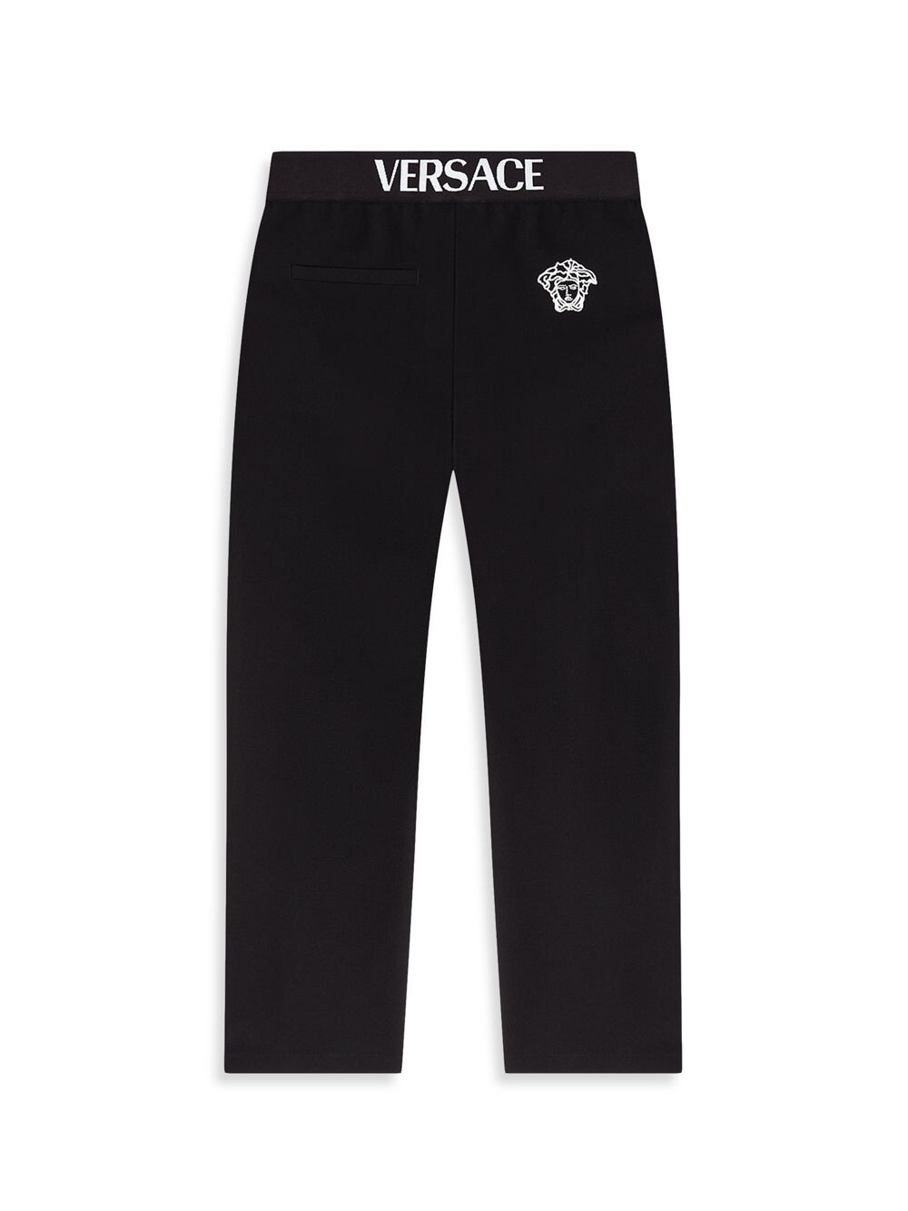 

Брюки с логотипом для маленьких мальчиков и мальчиков Versace, черный