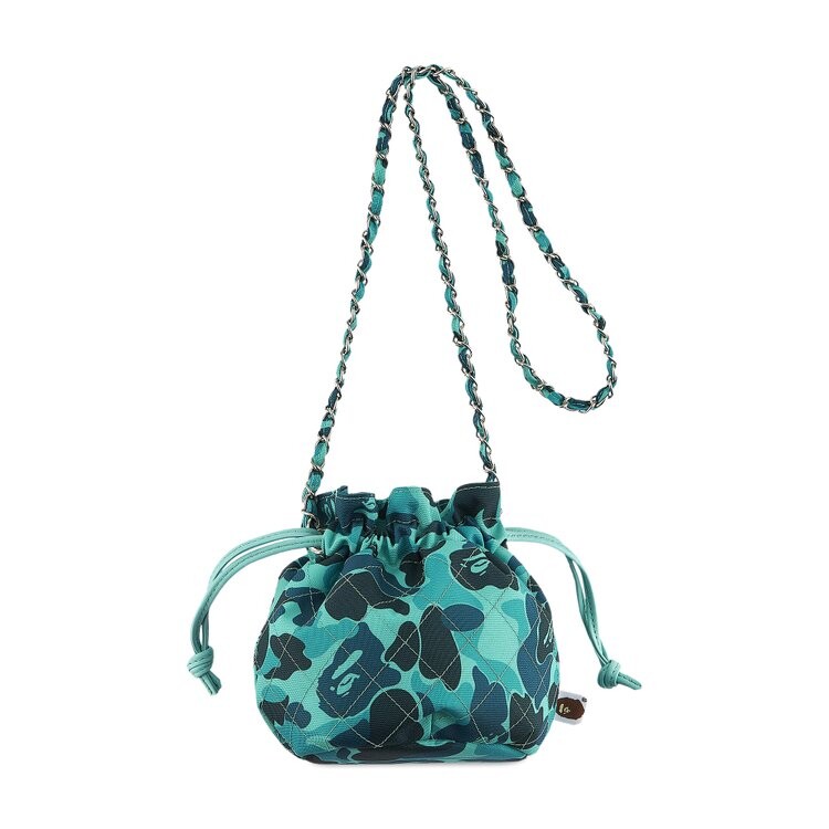 

Сумка Saint Michael x BAPE Chain Snap Bag, цвет Blue/Camo
