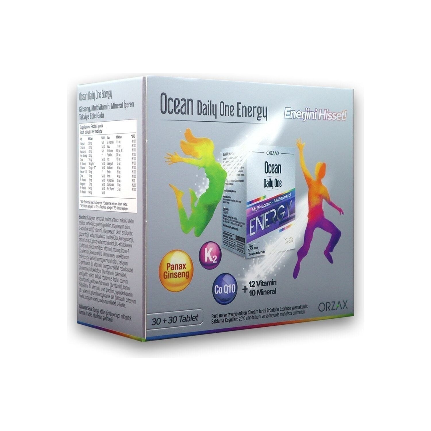 Ocean daily one. Orzax Ocean Daily one Energy 1+1 30 капсул. Orzax Ocean Daily one Energy. Ocean Daily one Energy 30+30 Tablet. Orzax Okean Multivitamin - Multimineral Energy 30 Tablet.