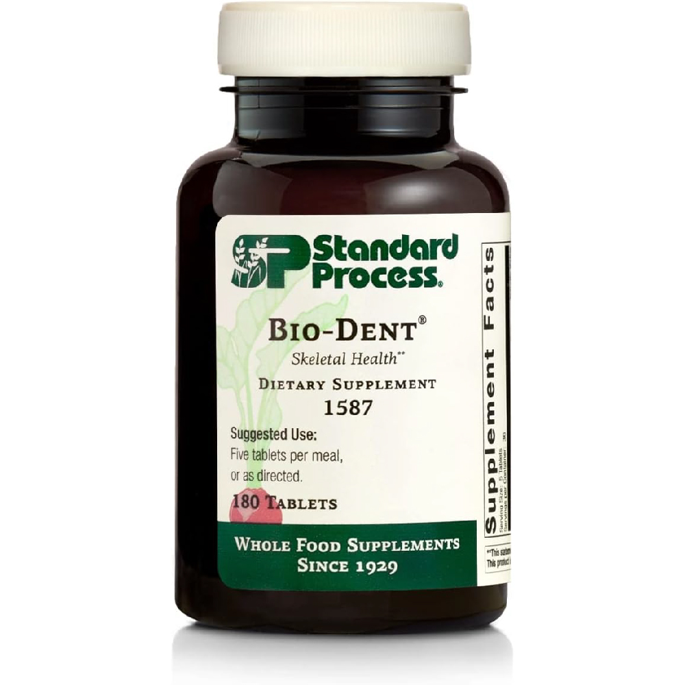 Комплекс витаминов для суставов Standard Process Bio-Dent Whole Food Supplement Skin, Muscle, and Bone Health, 180 шт.