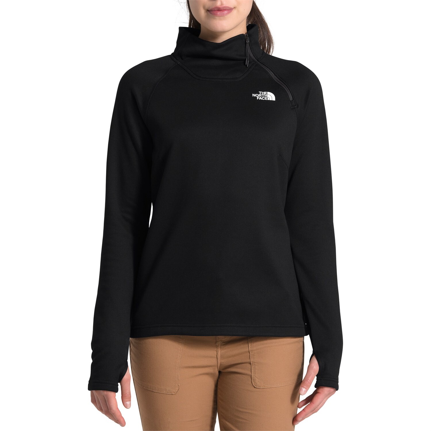 

Топ 1/4 The North Face Canyonlands на молнии, черный