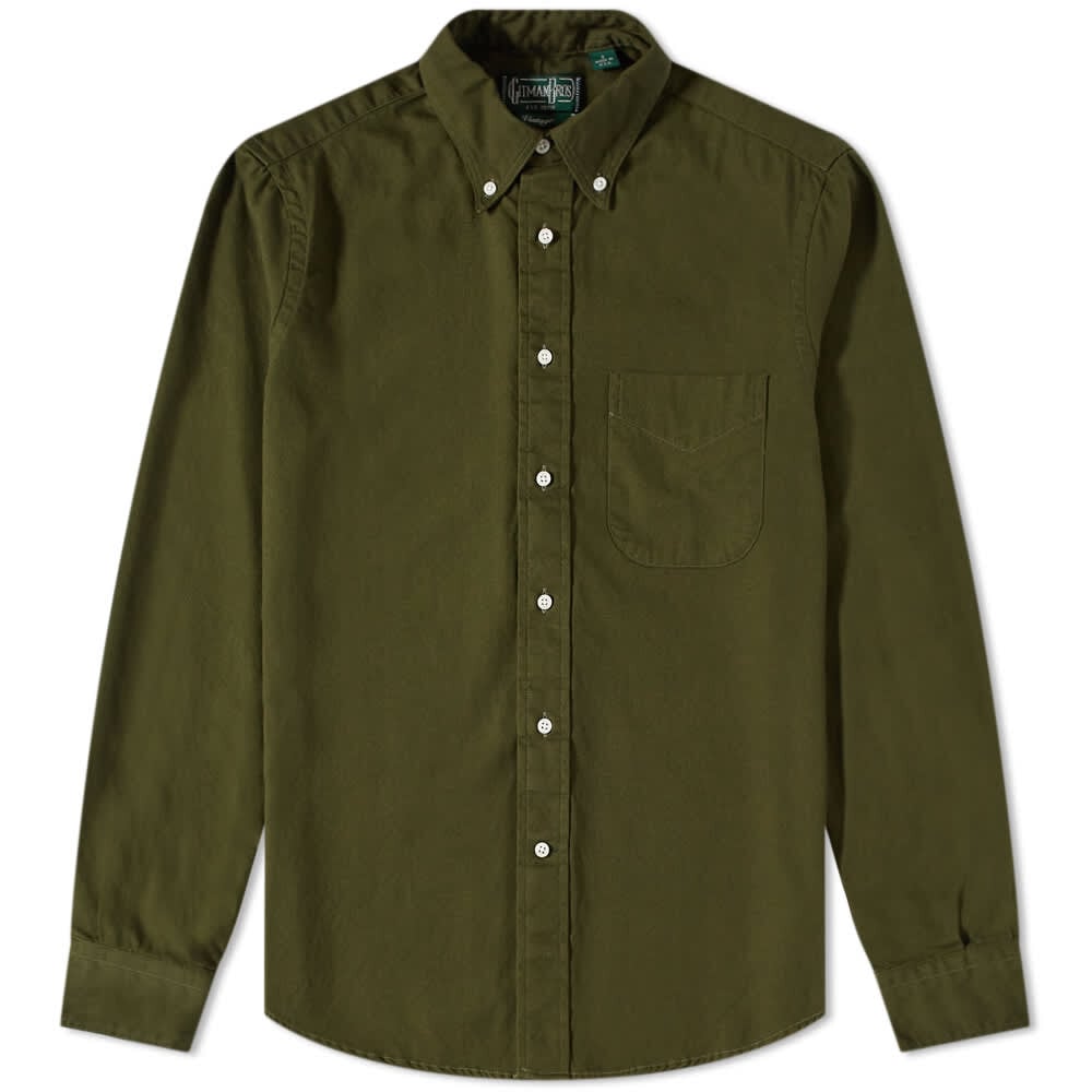 

Рубашка Gitman Vintage Button Down Overdyed Oxford Shirt