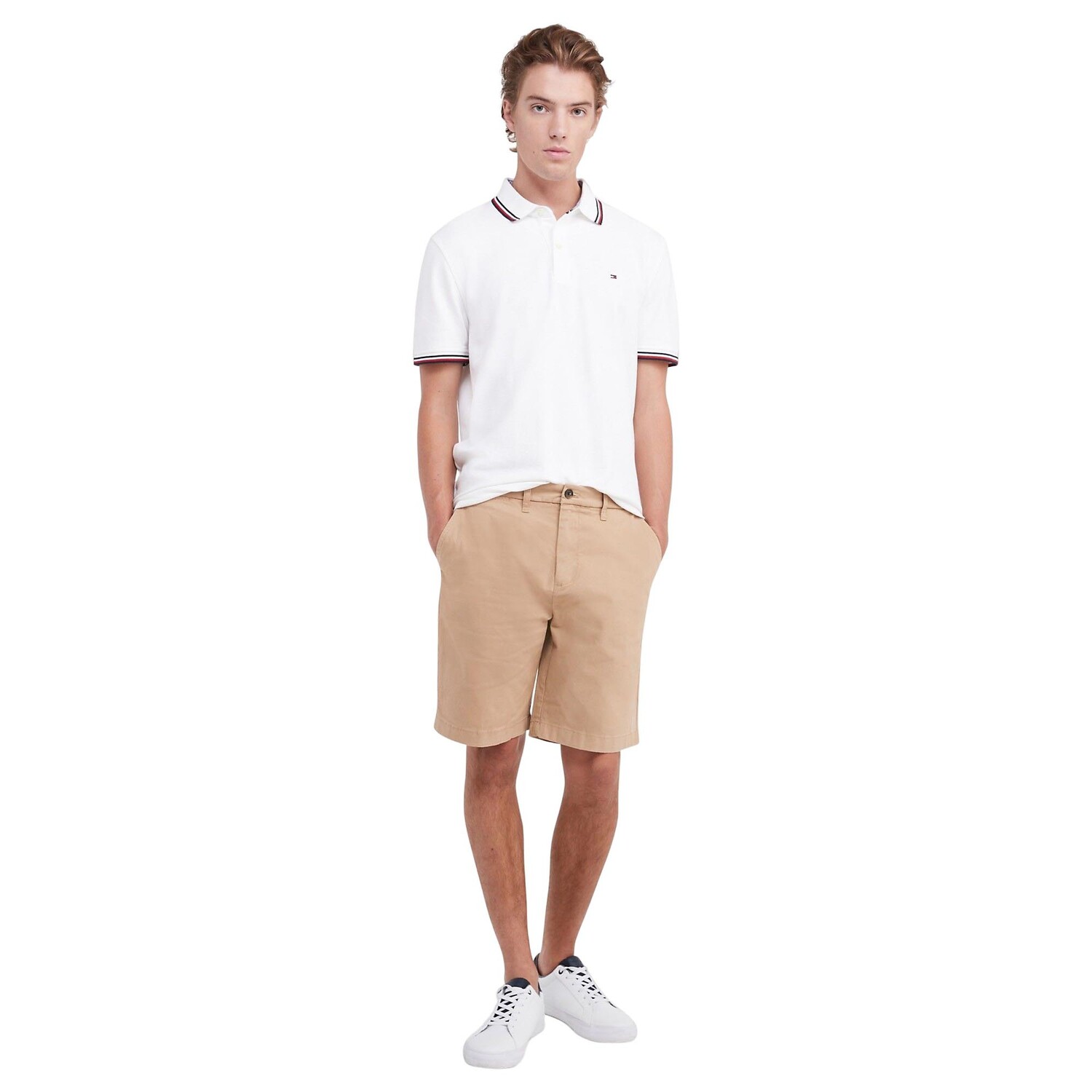 

Шорты-чиносы Tommy Hilfiger Straight Fit Solid Twill, бежевый