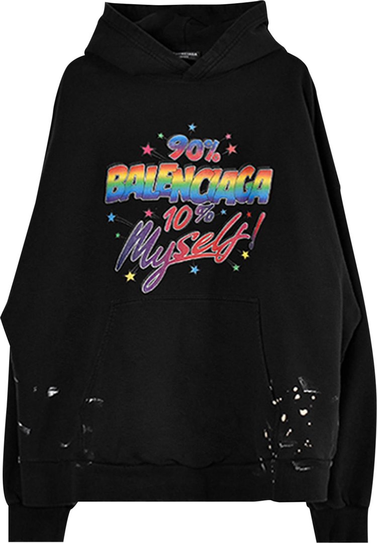 Balenciaga clearance rainbow hoodie