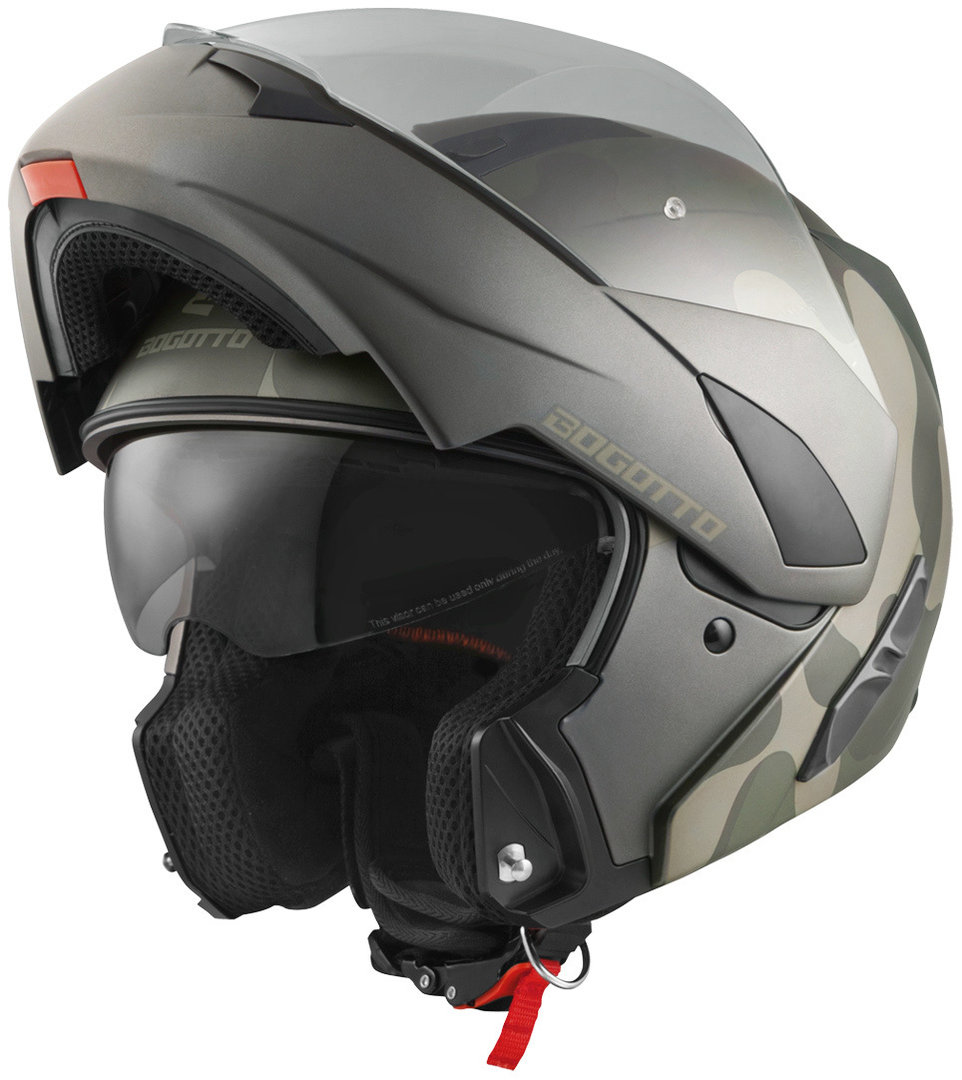 Шлем Bogotto V280 Camo со съемной подкладкой, камуфляжный