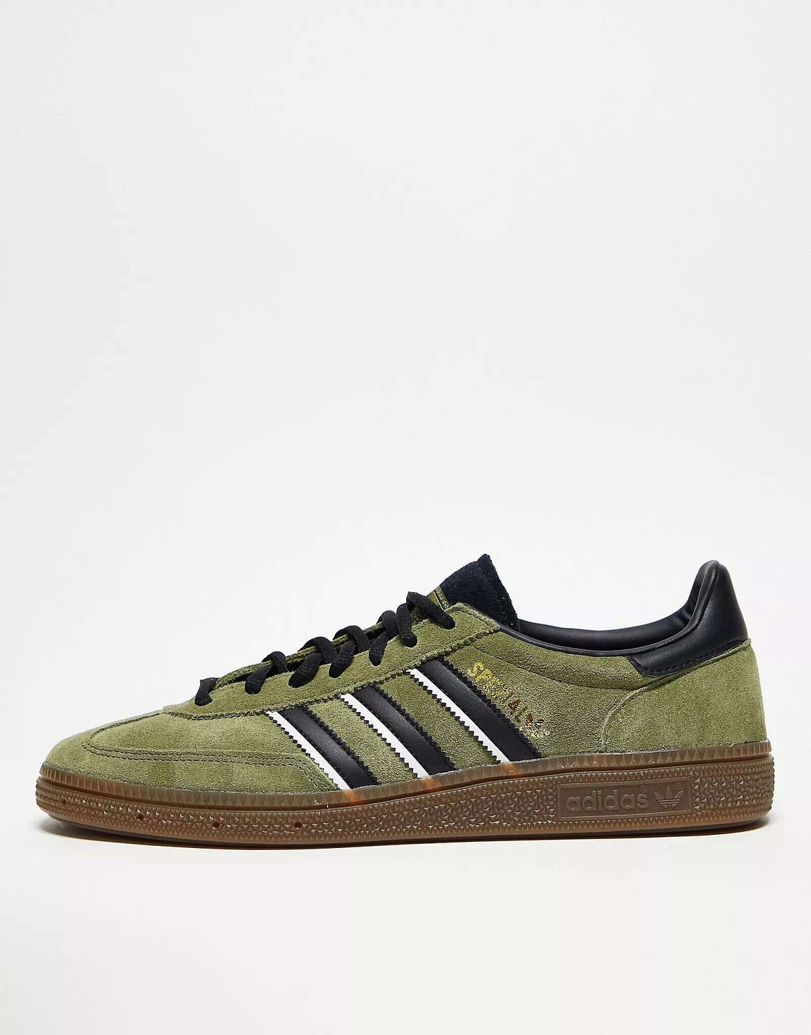 

Кроссовки adidas Originals Handball Spezial оливково-зеленого и черного цветов