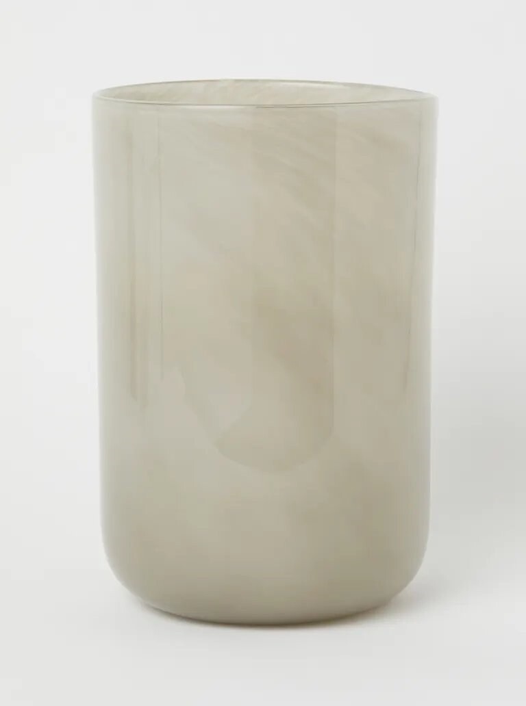 

Ваза H&M Home Large Glass, серый