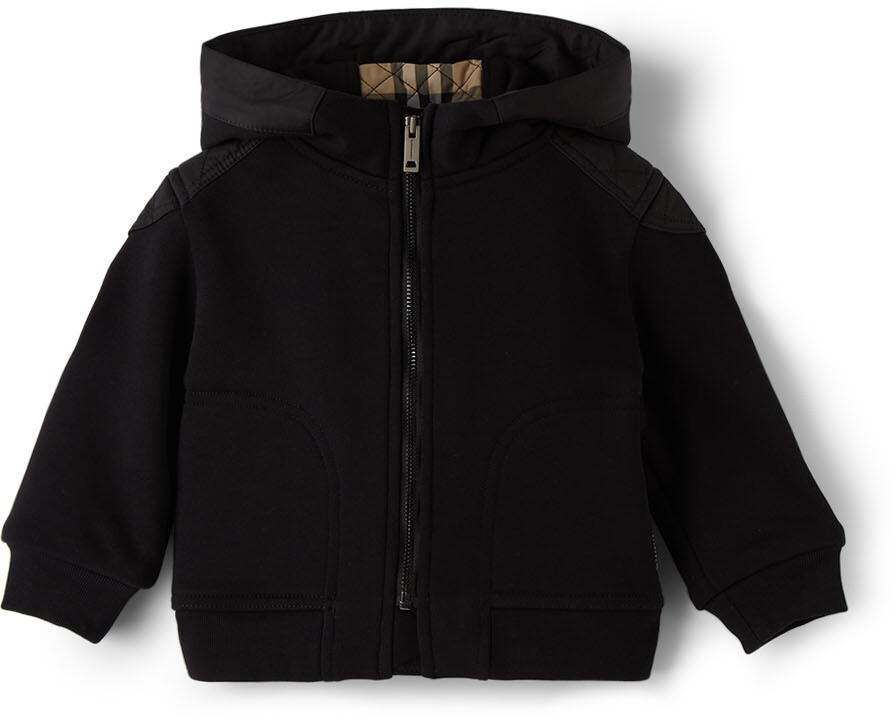 

Черный стеганый свитшот Timothie Baby Baby Burberry