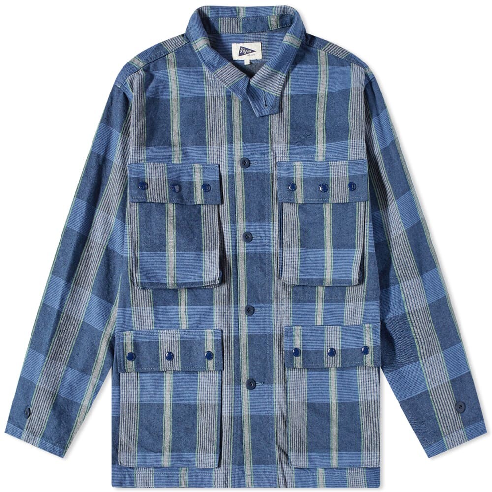 

Куртка в клетку Ritchie Pilgrim Surf + Supply, Синий