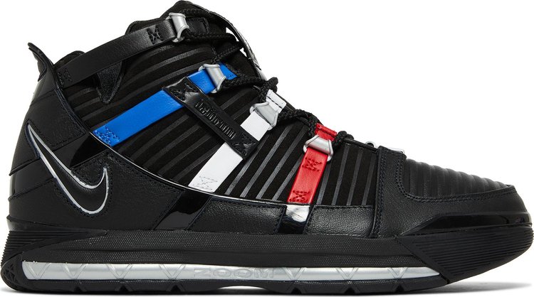 Кроссовки Nike Zoom LeBron 3 Retro 'Barbershop', черный