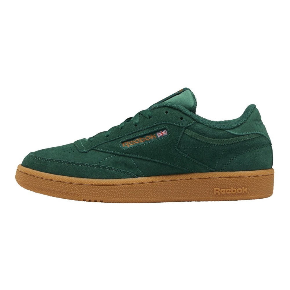 Кроссовки Reebok Classic Club Unisex, dark green/wild brown/reebok rubber  gum – заказать с доставкой из-за рубежа через онлайн-сервис «CDEK.Shopping»