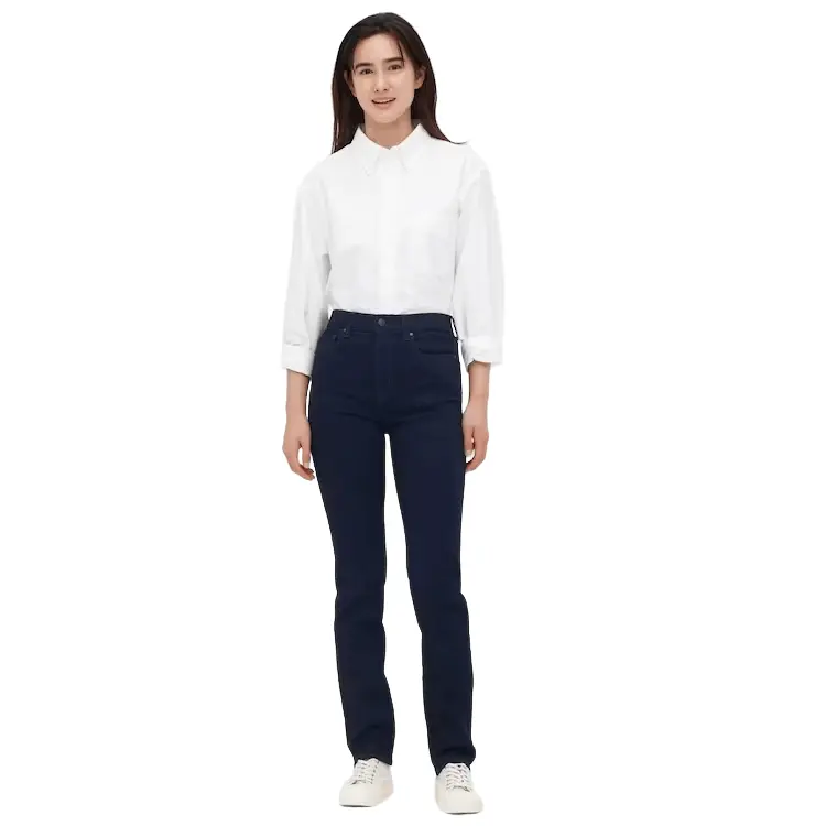 

Джинсы Uniqlo Heattech Ultra Stretch Slim, темно-синий