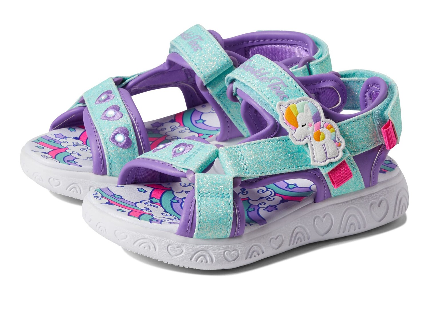 Skechers rainbow twinkle store toes