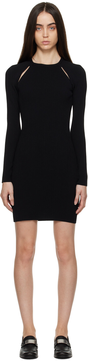 

Черное мини-платье Asher rag & bone, Черный