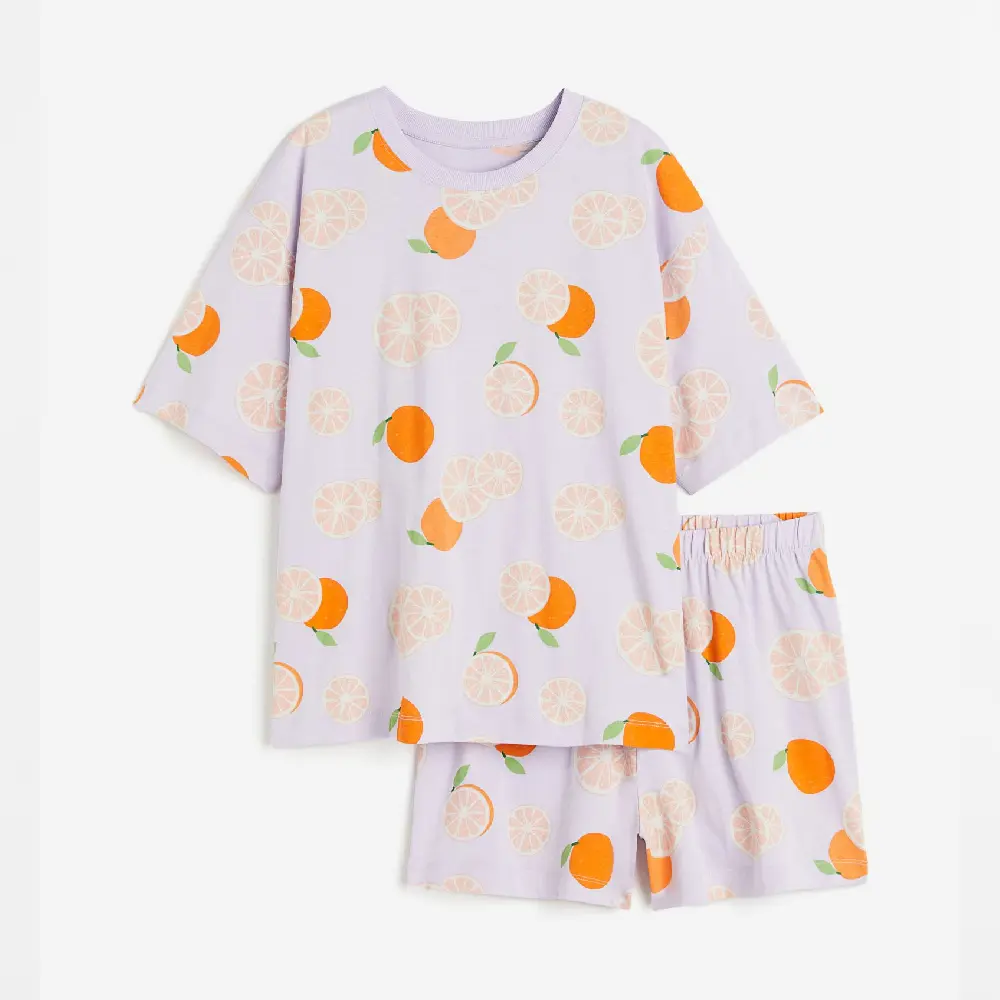 

Пижама H&M Jersey Oranges, сиреневый