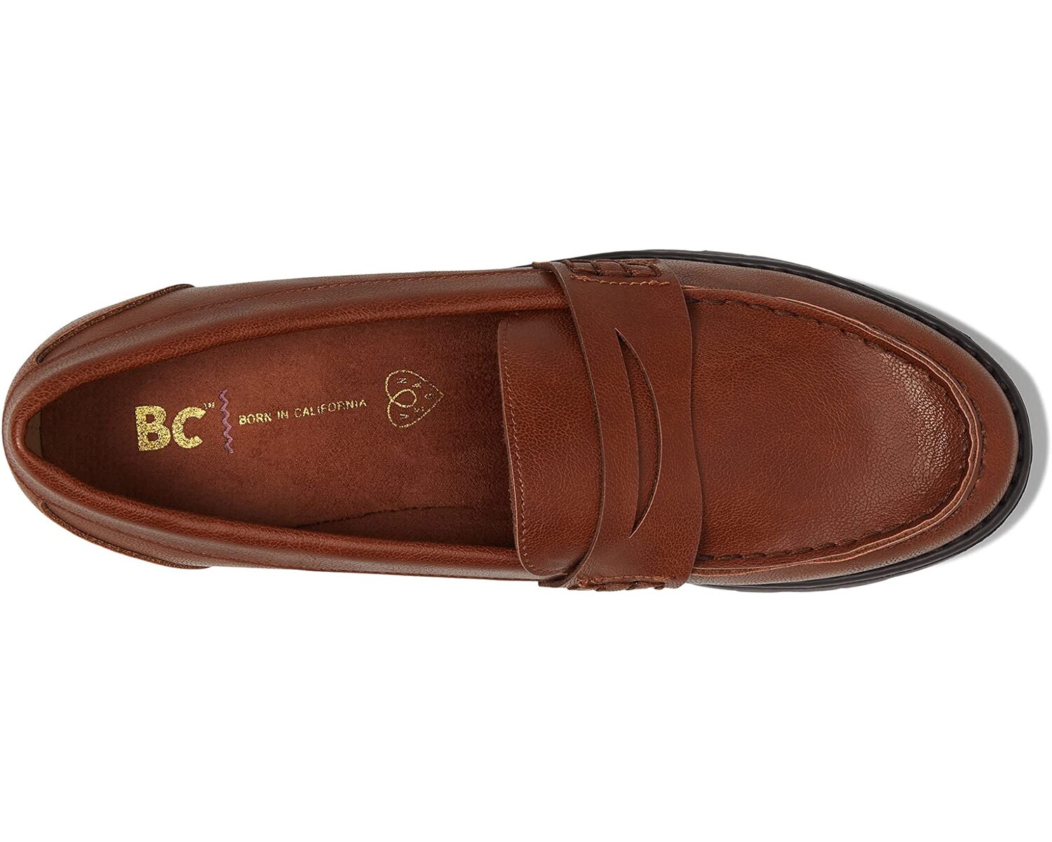 

Лоферы Roulette BC Footwear, коньяк