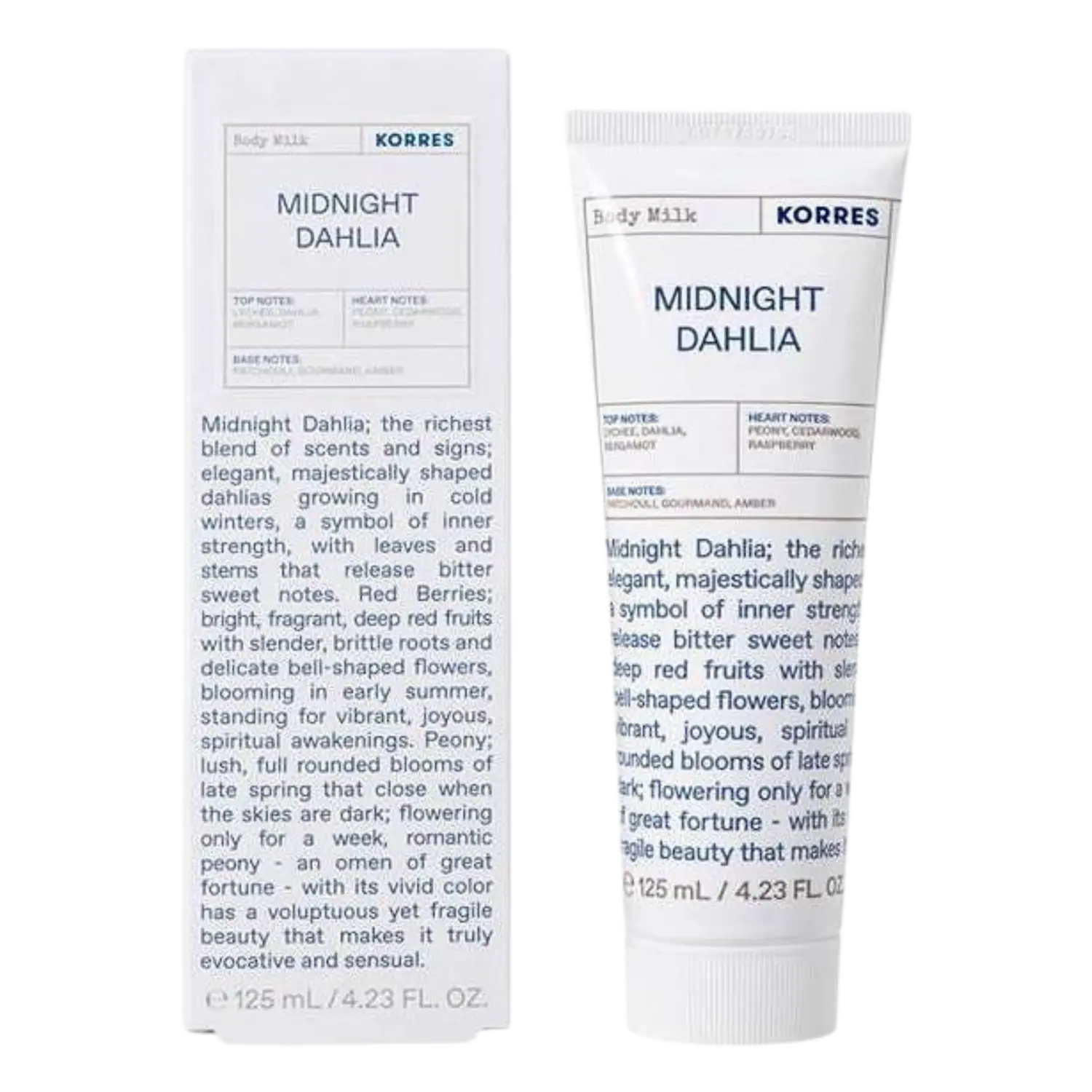 

Korres Midnight Dalia парфюмированное молочко для тела, 125 мл