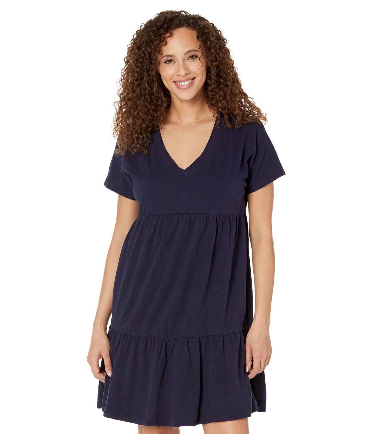 

Платье Mod-o-doc, Slub Jersey Short Dolman Shirred Dress