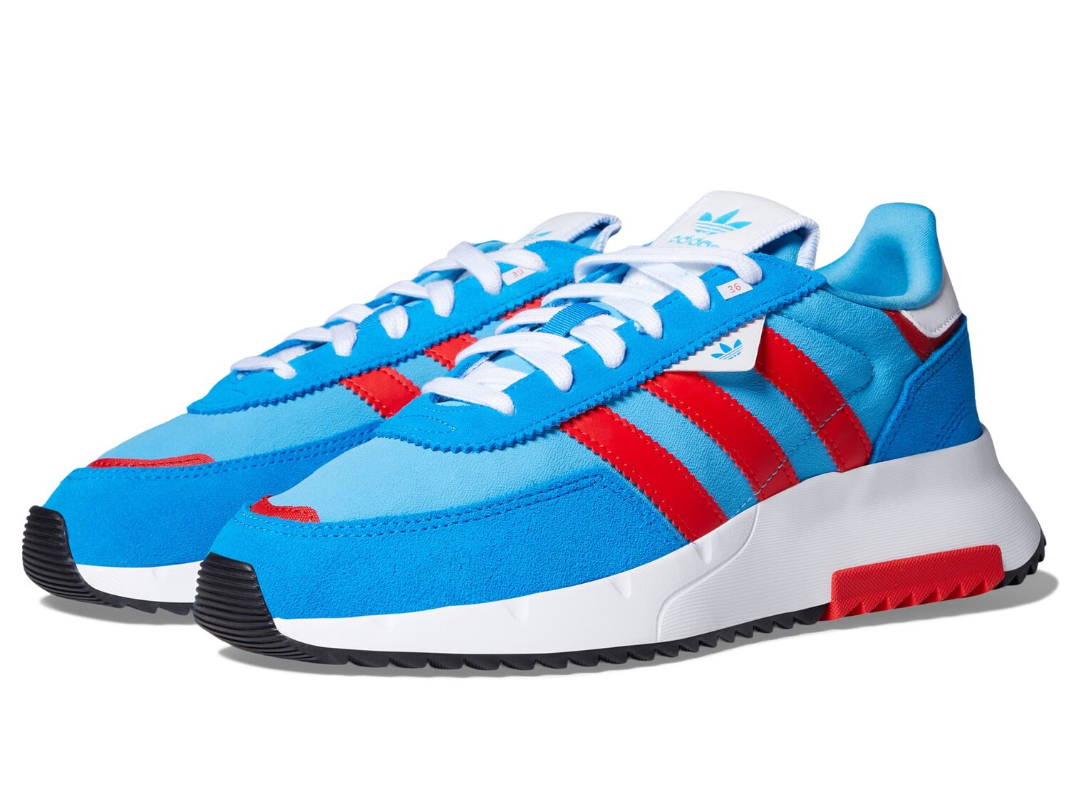

Детские кроссовки Adidas Originals Retropy F2, голубой/красный