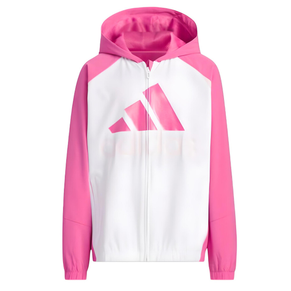 

Куртка Adidas Kids Jk Strwv, белый/розовый