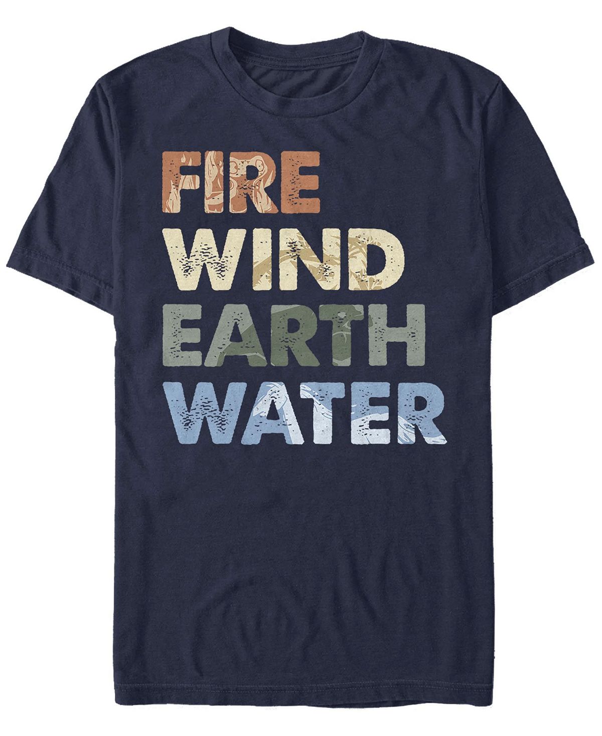 Мужская футболка с круглым вырезом element stack с короткими рукавами Fifth Sun, синий