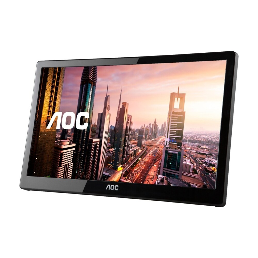 

Портативный монитор AOC E1659FWU, 15.6", 1366 x 768, LED, 60 Гц, чёрный