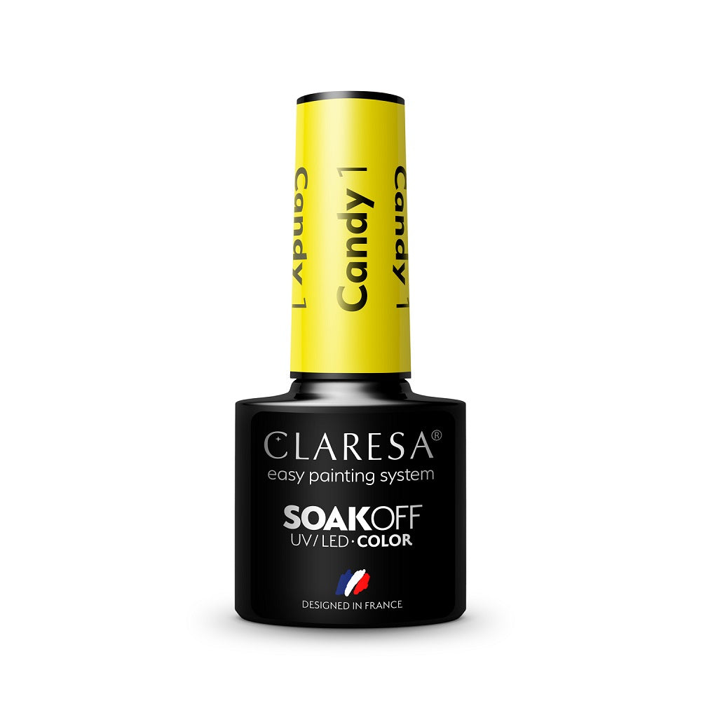 

Claresa Гибридный лак Soak Off UV/LED Candy 1 5г