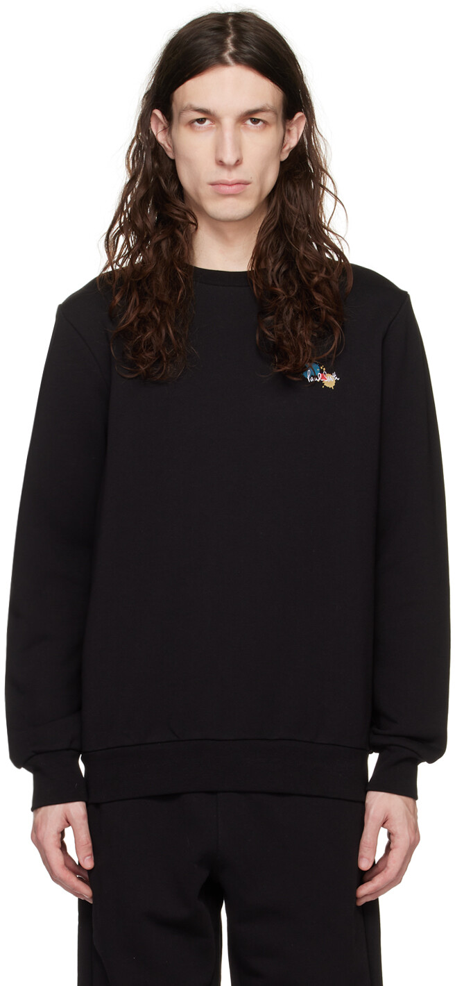 

Черный свитшот с брызгами краски Paul Smith
