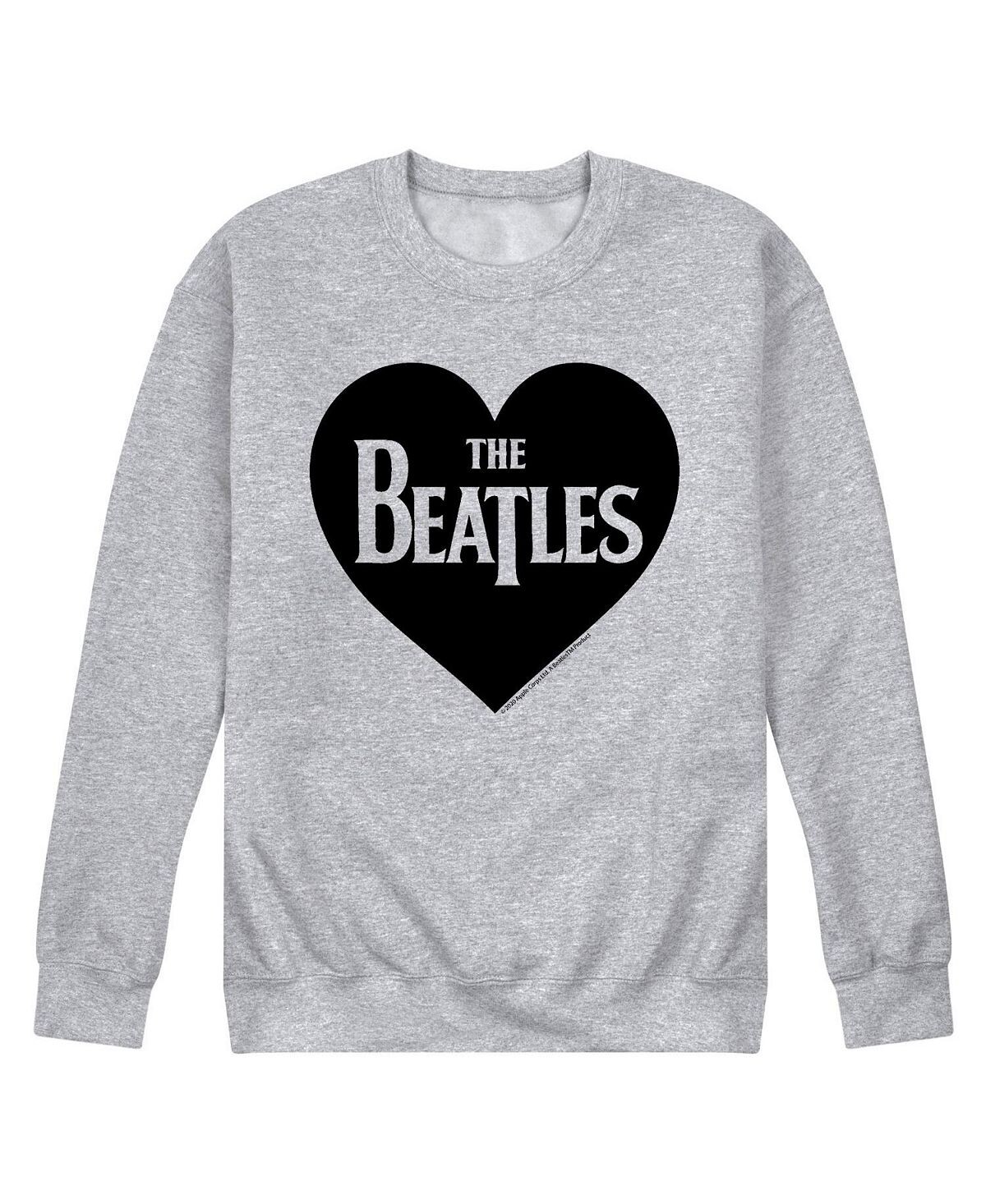 

Мужская флисовая толстовка the beatles heart AIRWAVES, серый