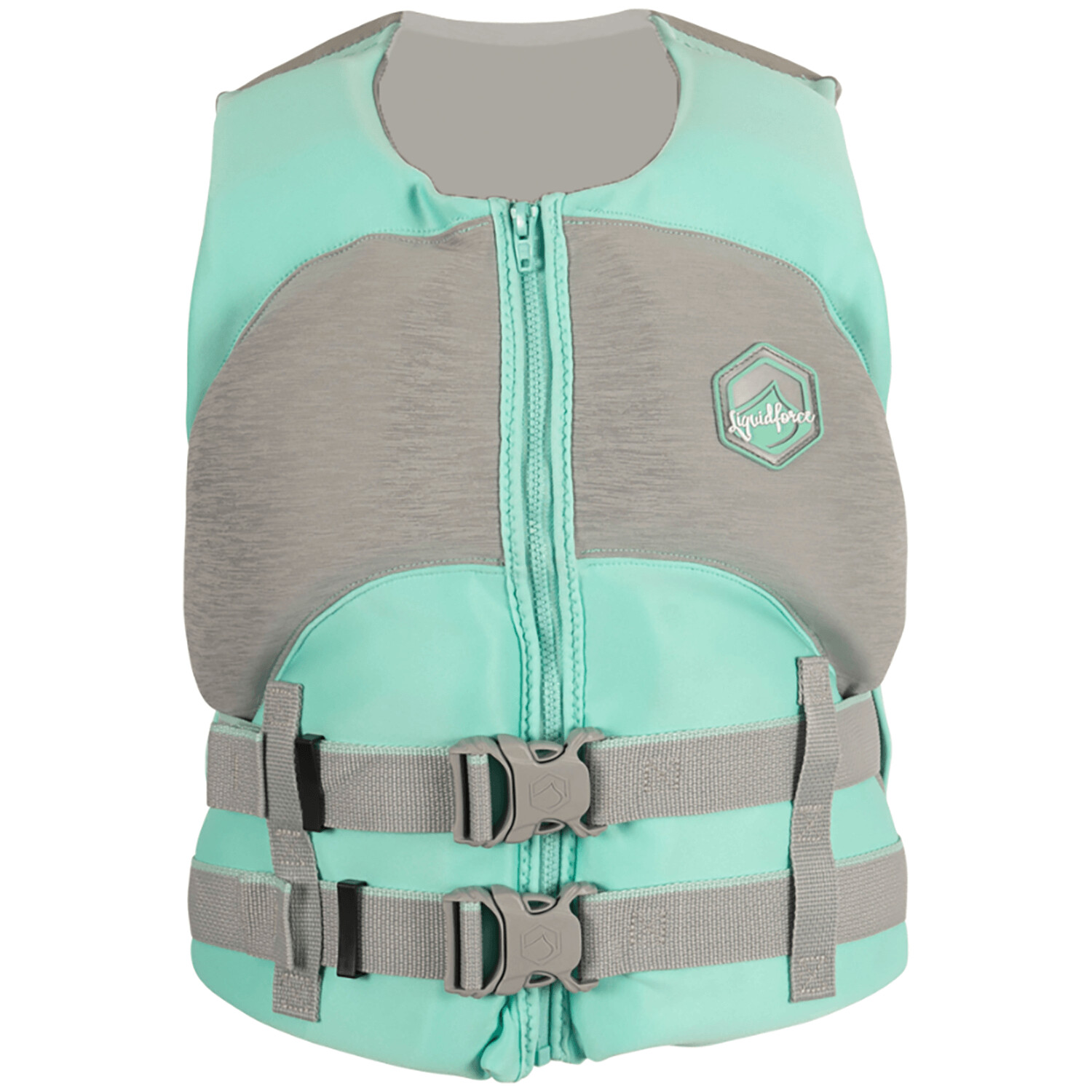 

Женский жилет для вейкборда Liquid Force Heartbreaker CGA Women's 2023, мятный/серый