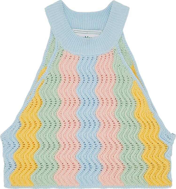 

Топ Casablanca Gradient Crochet Racer Top 'Rainbow', разноцветный