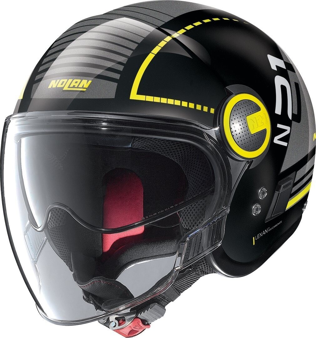 

Шлем Nolan N21 Visor Runabout реактивный, черный/желтый