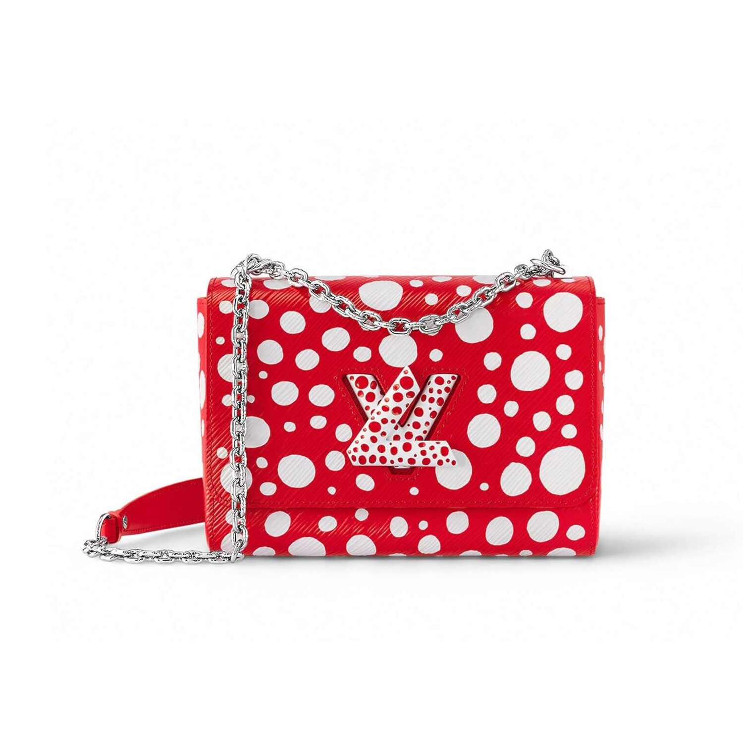 

Сумка Louis Vuitton x Yayoi Kusama Twist MM, красный/белый