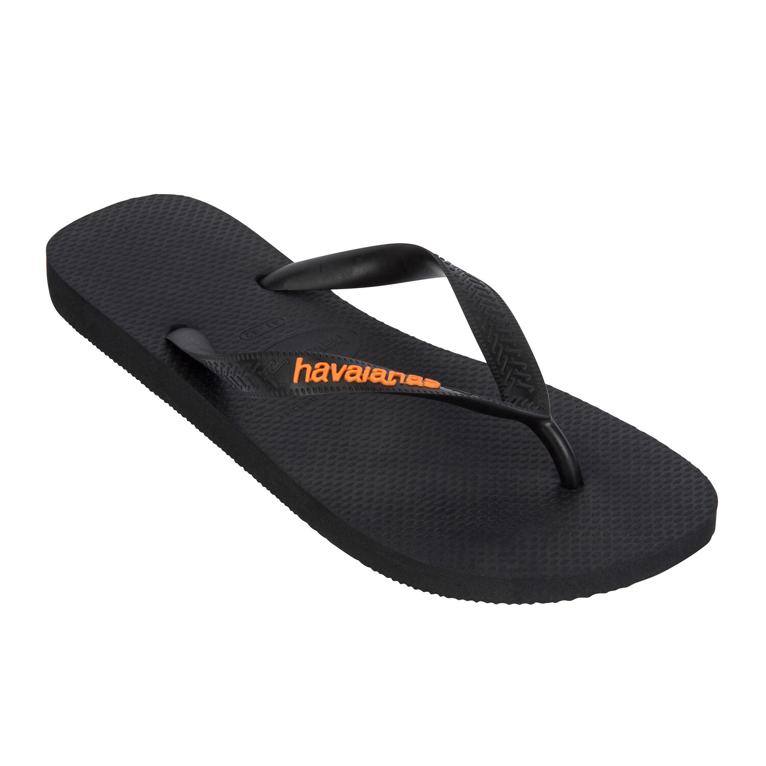 

Босоножки с носком HAVAIANAS мужские черные, черный / оранжевый