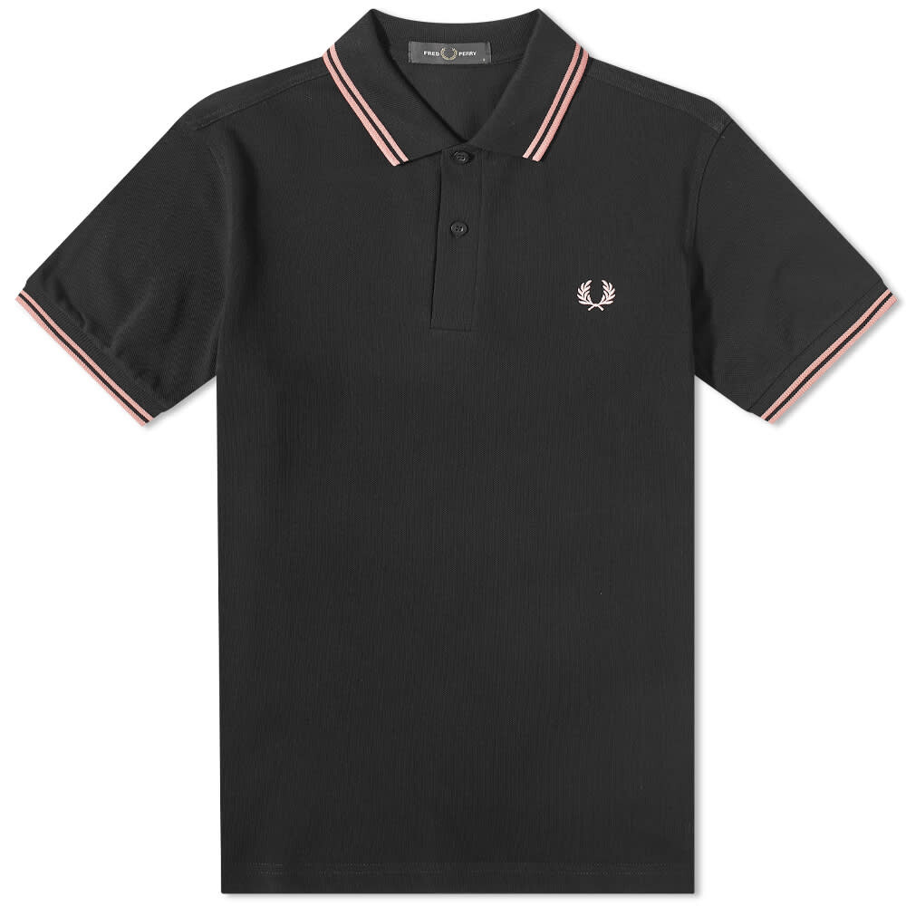 

Поло узкого кроя с двумя кончиками Fred Perry