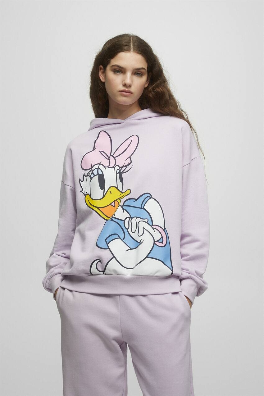 

Худи Дейзи Дисней Pull&Bear, лиловый