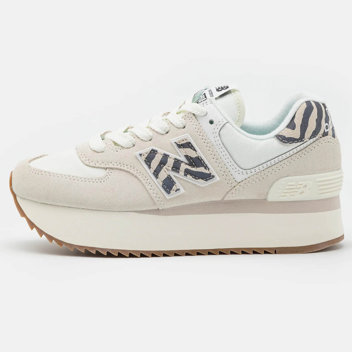 

Кроссовки New Balance WL574, бежевый/черный