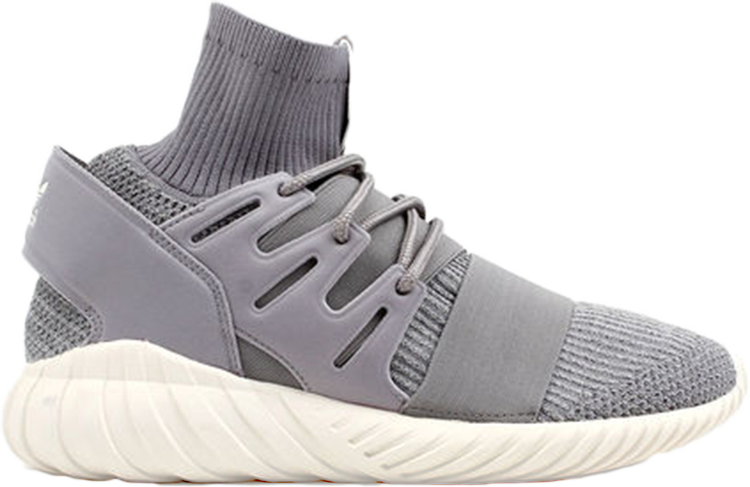 Adidas tubular doom hot sale sock primeknit grey