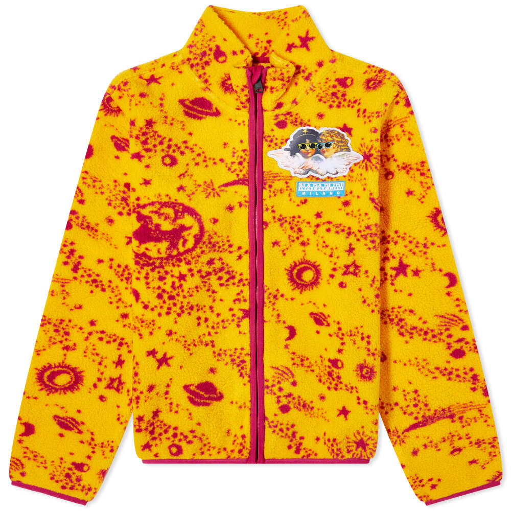 

Толстовка Napapijri x Fiorucci Emin Curly Star Zip Fleece, Желтый