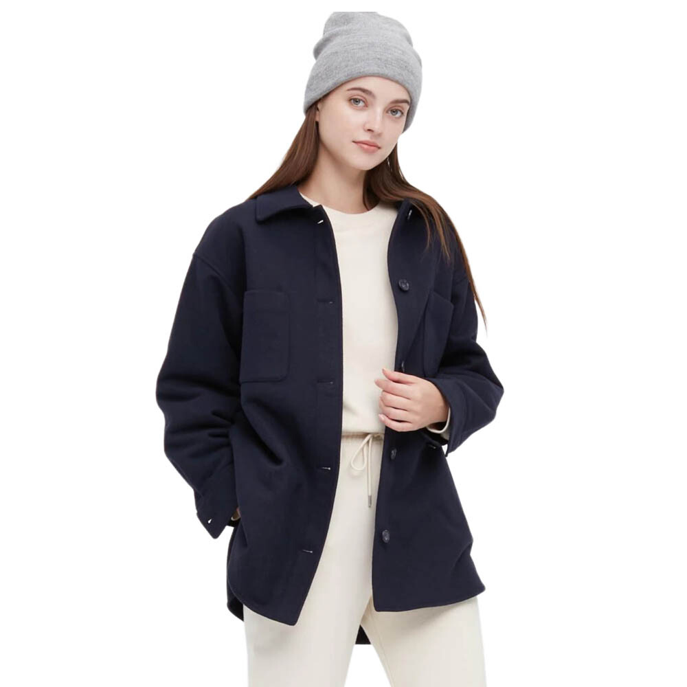 

Куртка-рубашка женская Uniqlo, темно-синий