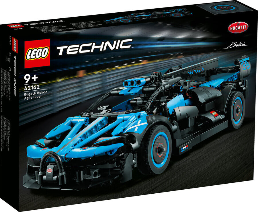 цена Конструктор LEGO Bugatti Bolide синий, 905 деталей