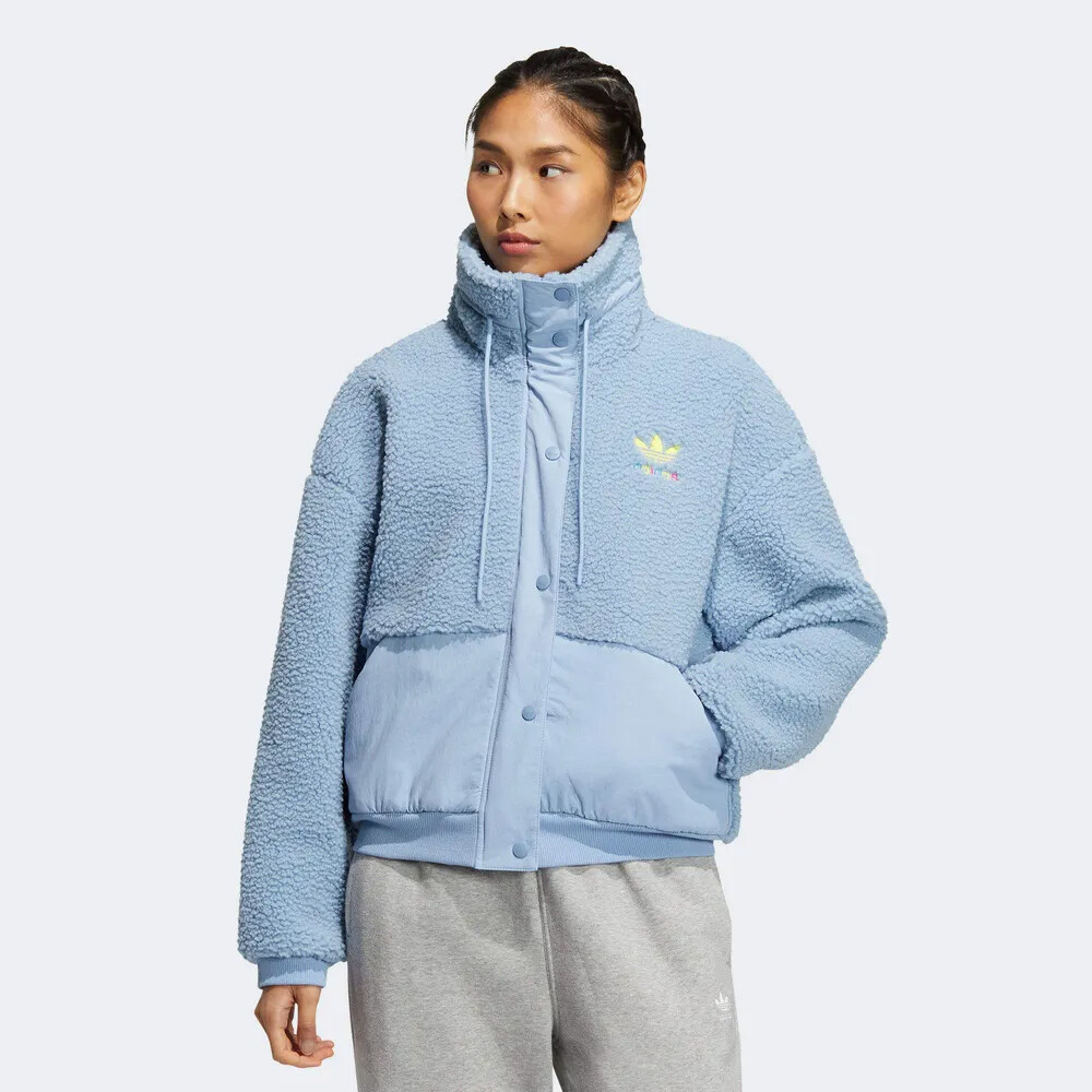 

Куртка Adidas Sherpa, голубой, Синий