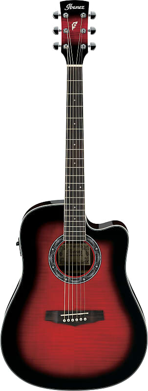 

Электроакустическая гитара Ibanez PF28ECE (Transparent Red Sunburst) PF28ECETRS