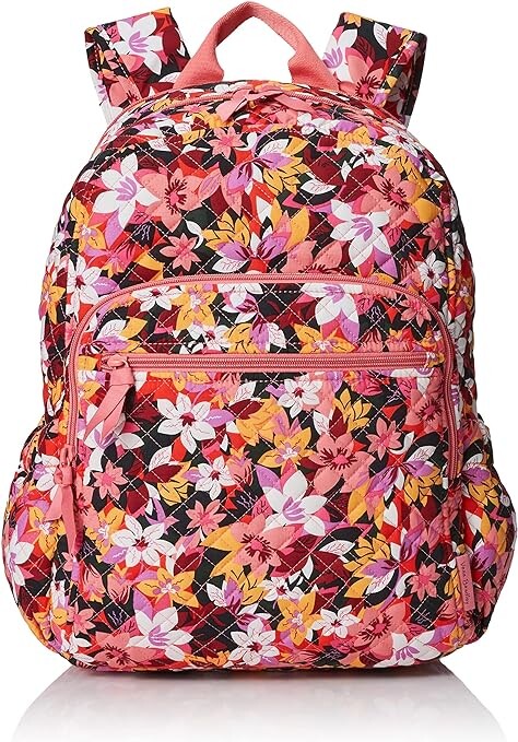 

Женский хлопковый рюкзак Vera Bradley Campus, цветочный