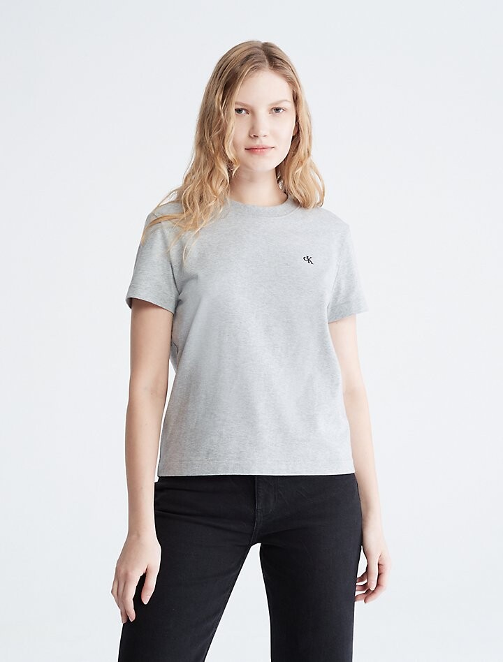 

Архивная футболка с логотипом Calvin Klein, серый