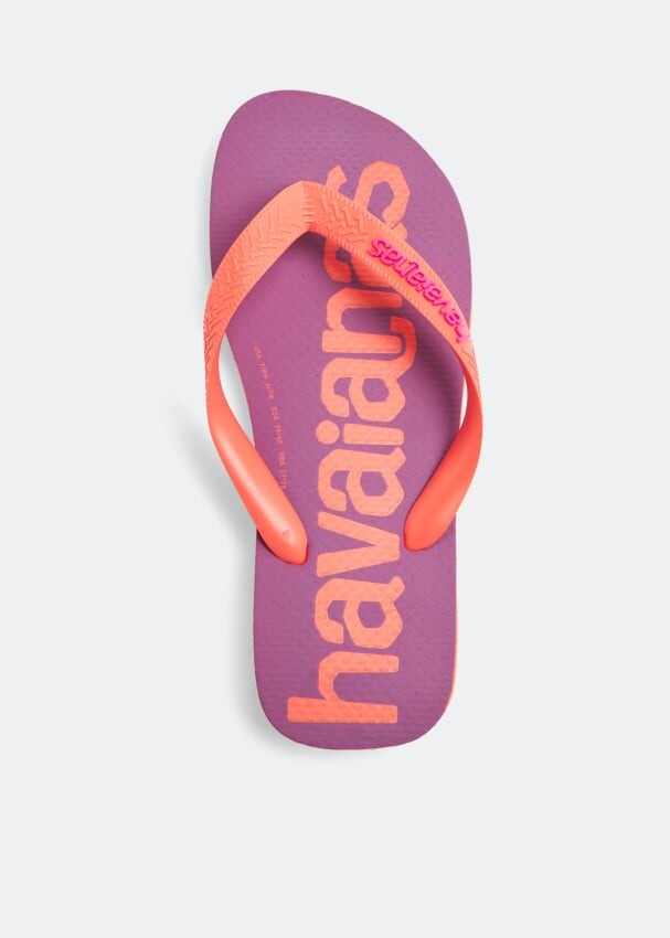 

Шлепанцы HAVAIANAS Top Logomania II flip flops, розовый