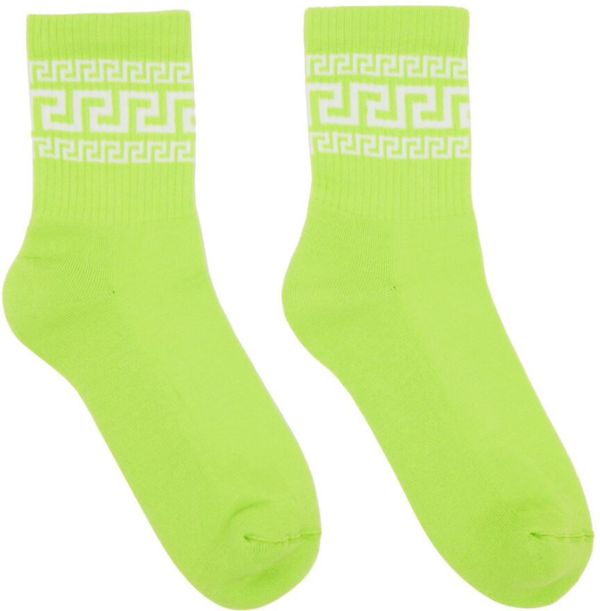 

Зеленые спортивные носки Greca Versace